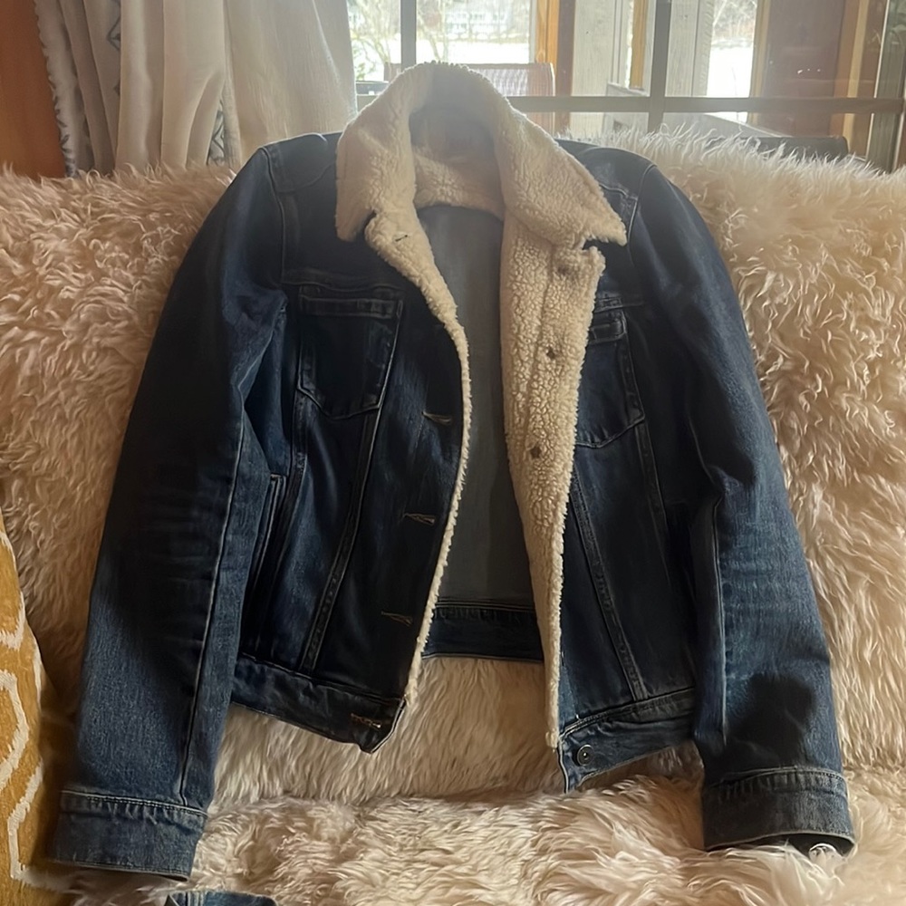 Paige Sherpa Jean Jacket